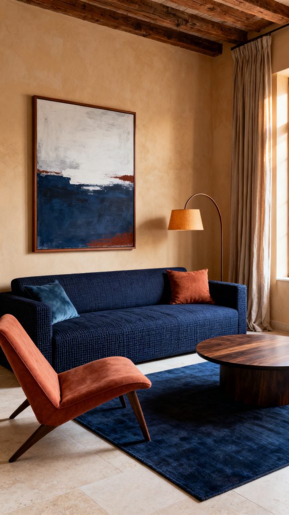 13 Cozy Dark Blue Home Decor Ideas for a Bold and Welcoming Home
