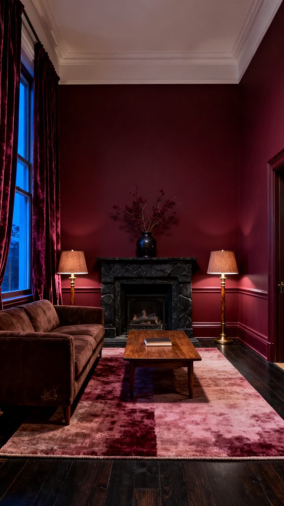 13 Beautiful Dark Romantic Home Decor Ideas for Rich Color and Soft Lighting