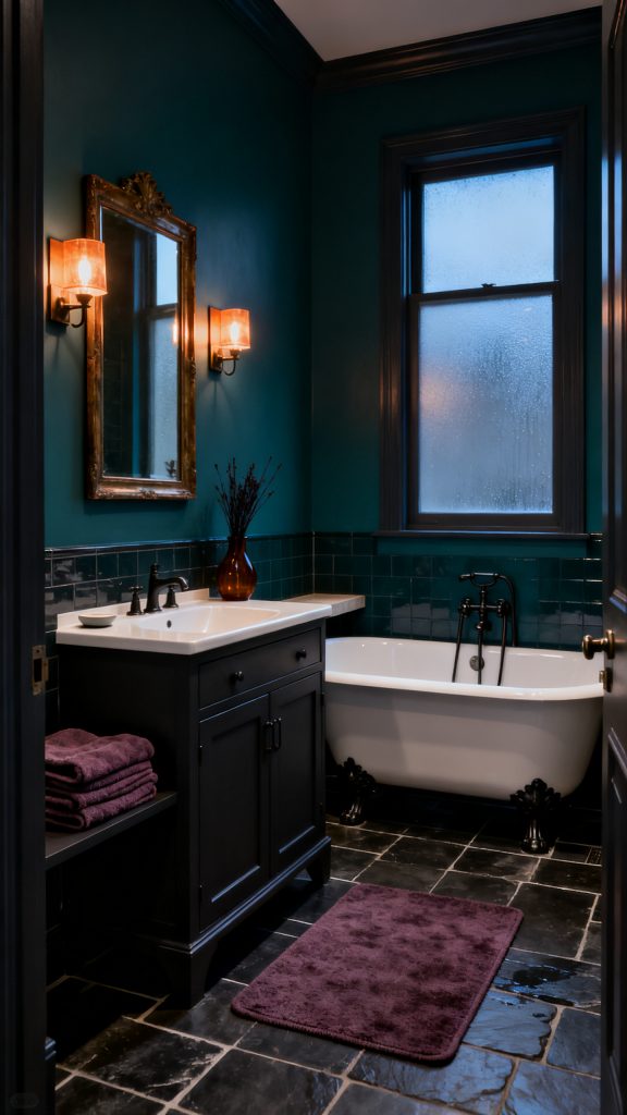 13 Beautiful Dark Romantic Home Decor Ideas for Rich Color and Soft Lighting