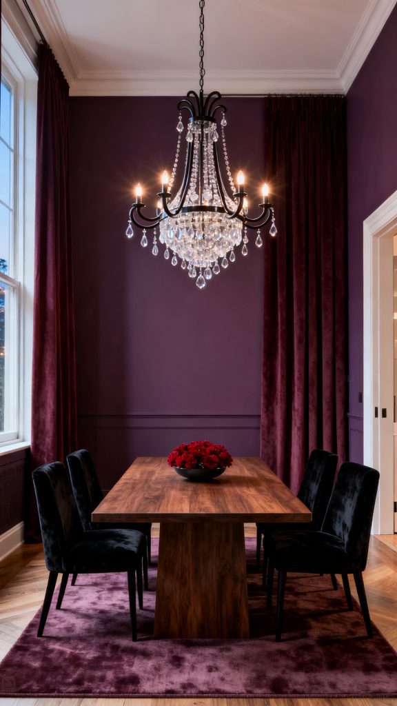13 Beautiful Dark Romantic Home Decor Ideas for Rich Color and Soft Lighting