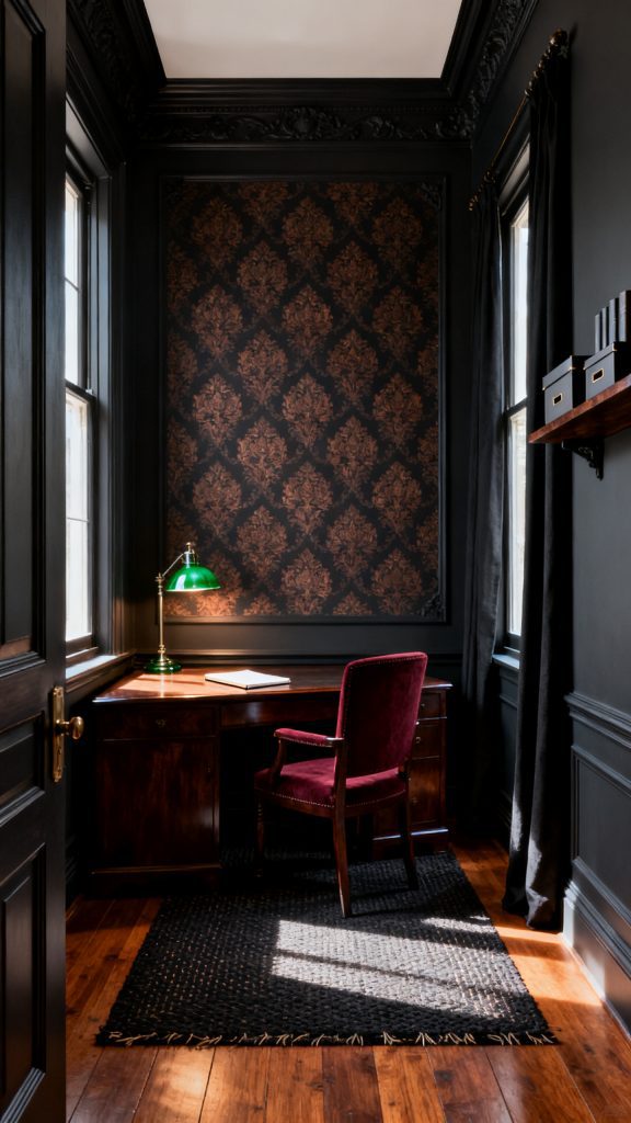 13 Inspiring Dark Victorian Home Decor Ideas for Detailed Rooms with Character