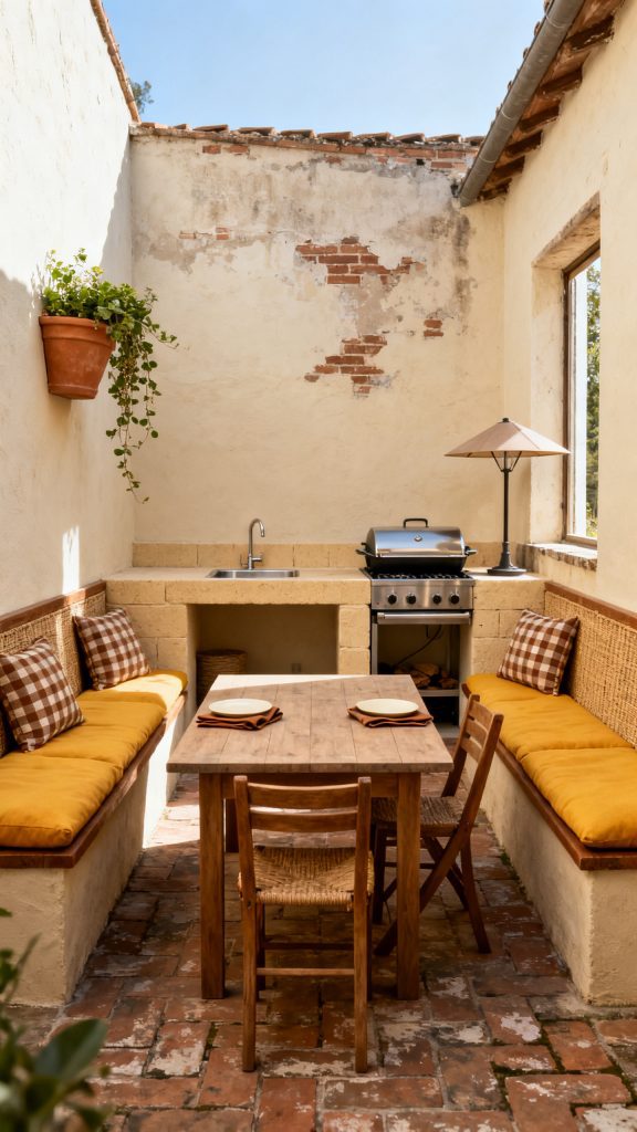 13 Farmhouse Outdoor Kitchen Ideas