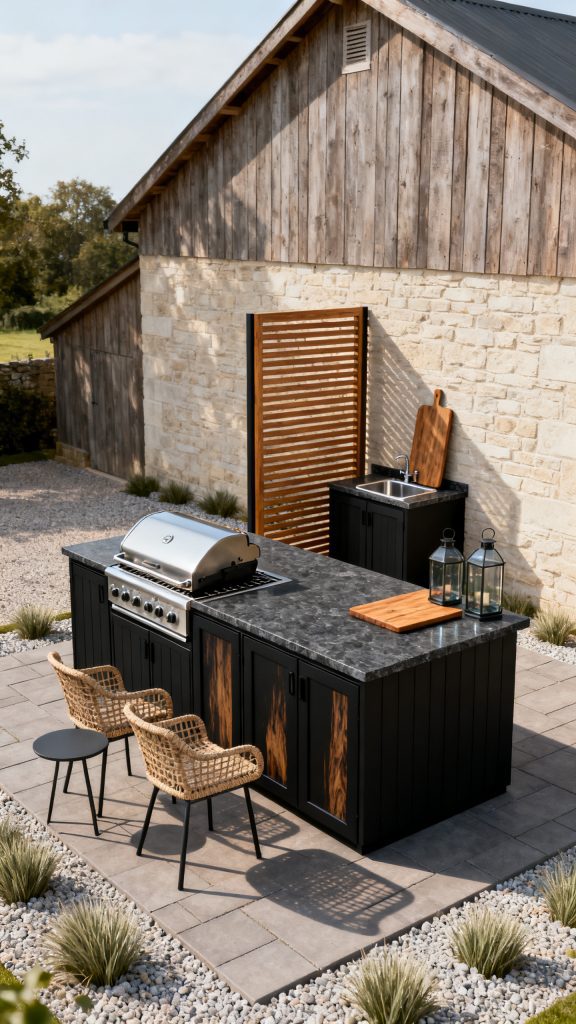 13 Farmhouse Outdoor Kitchen Ideas