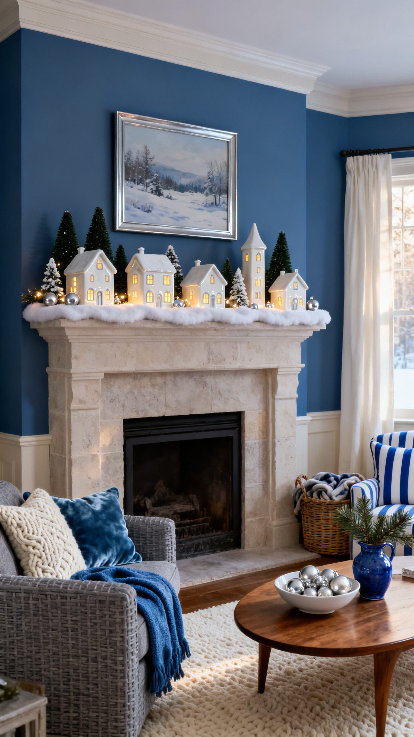 13 Festive Christmas Mantel Decor Ideas