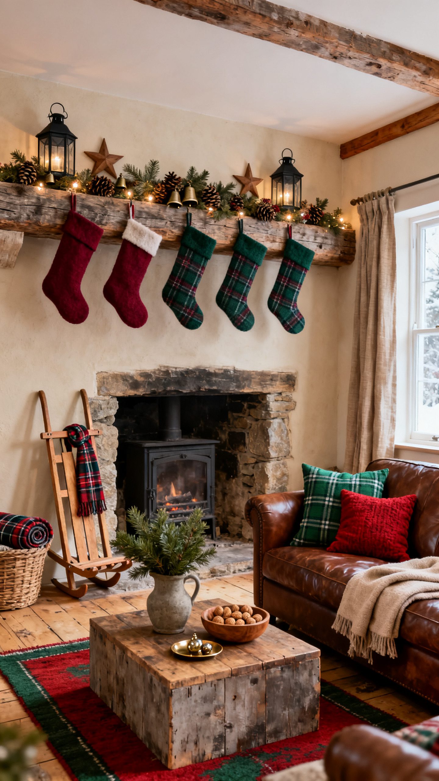 13 Festive Christmas Mantel Decor Ideas