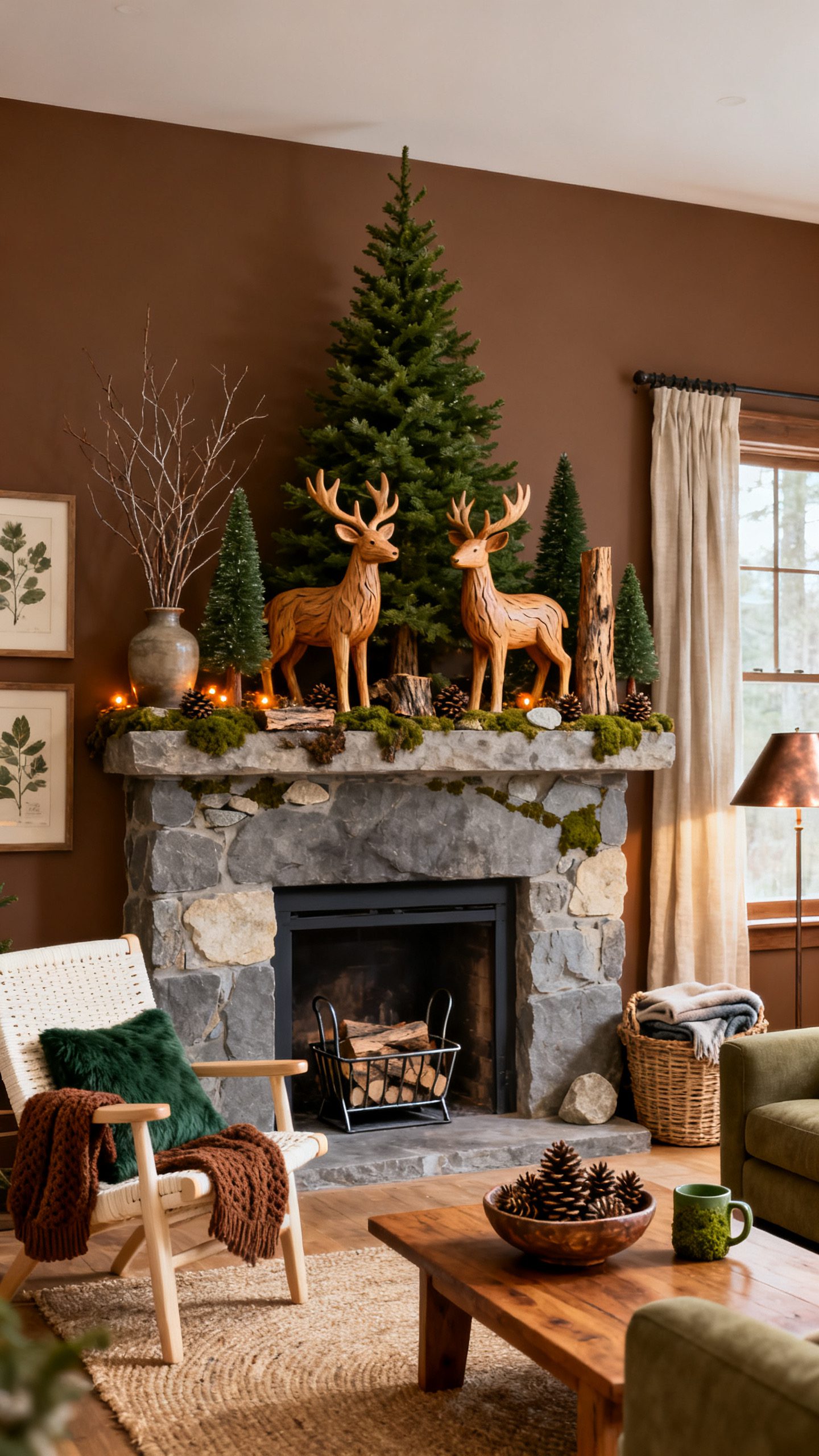 13 Festive Christmas Mantel Decor Ideas