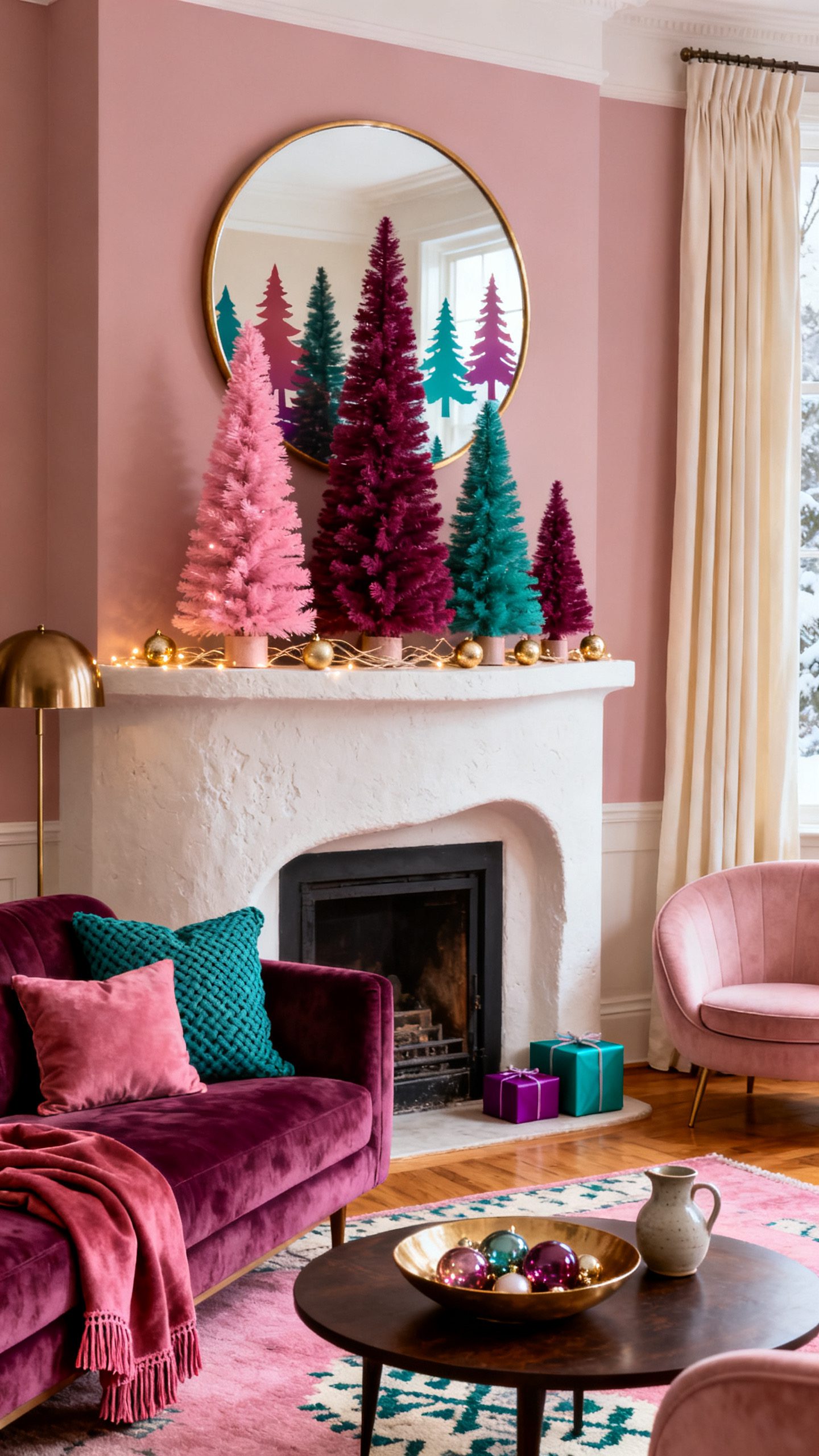 13 Festive Christmas Mantel Decor Ideas