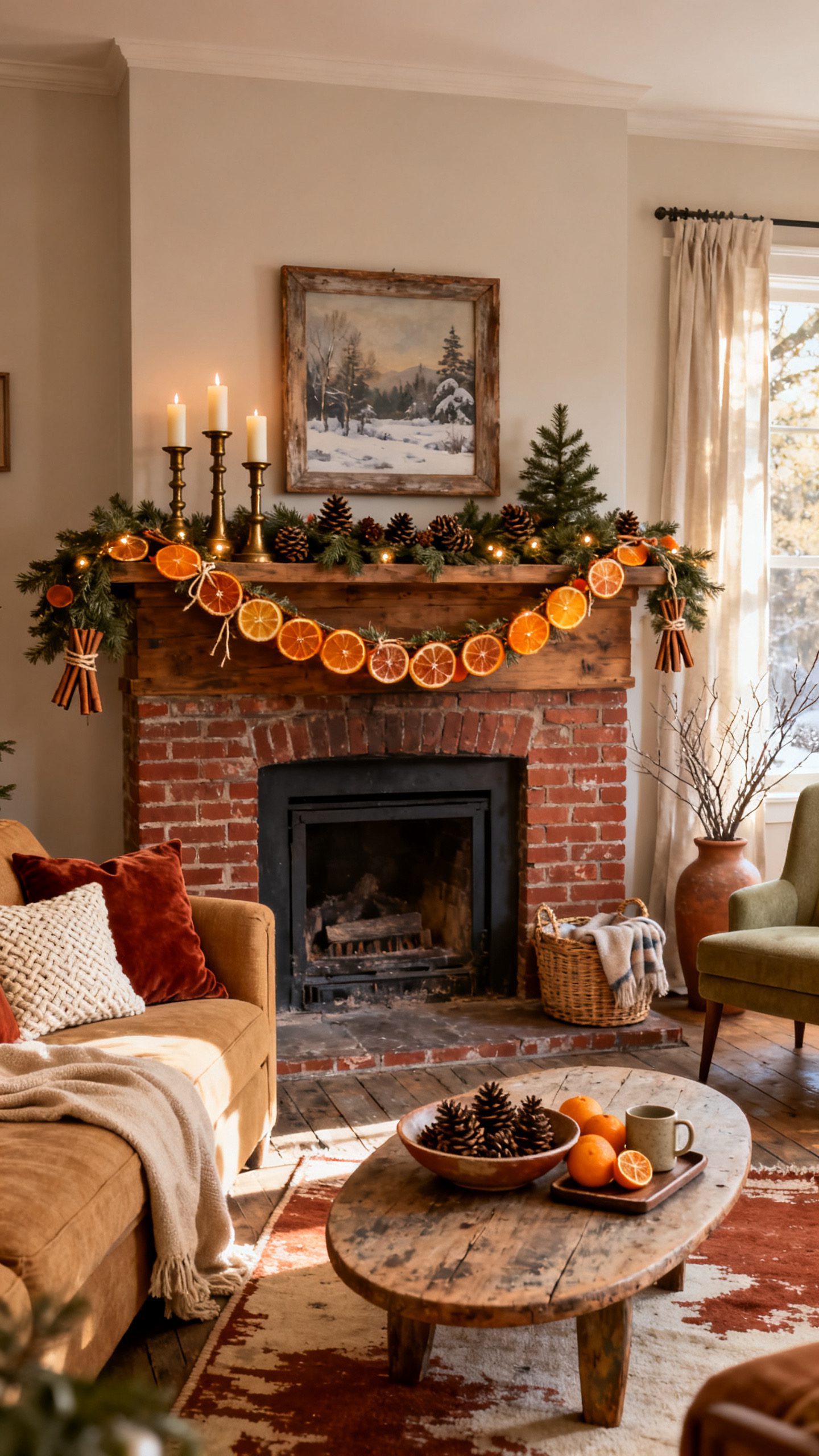 13 Festive Christmas Mantel Decor Ideas
