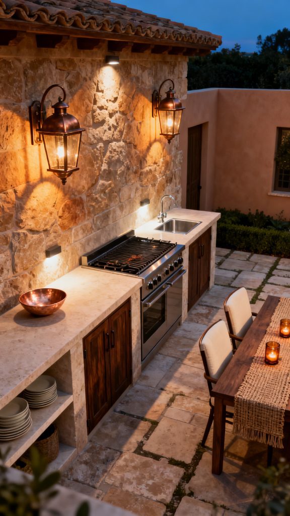 13 Mediterranean Outdoor Kitchen Ideas