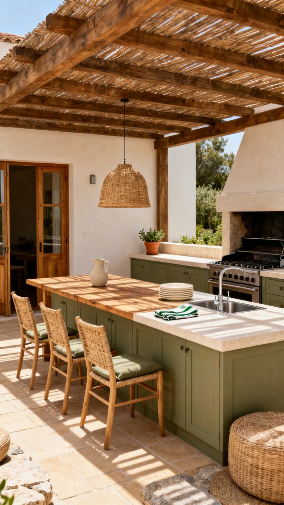 13 Mediterranean Outdoor Kitchen Ideas