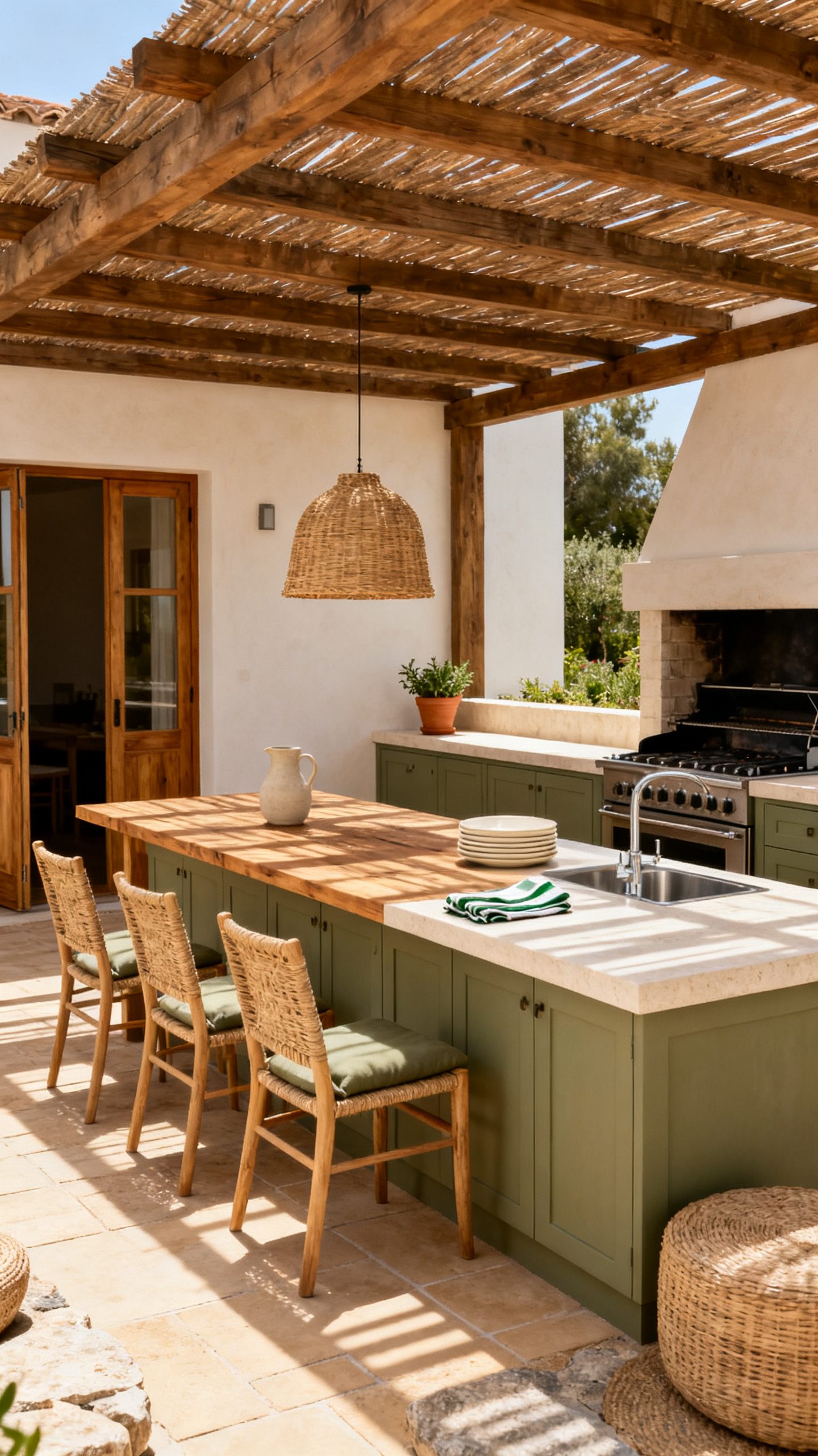13 Mediterranean Outdoor Kitchen Ideas