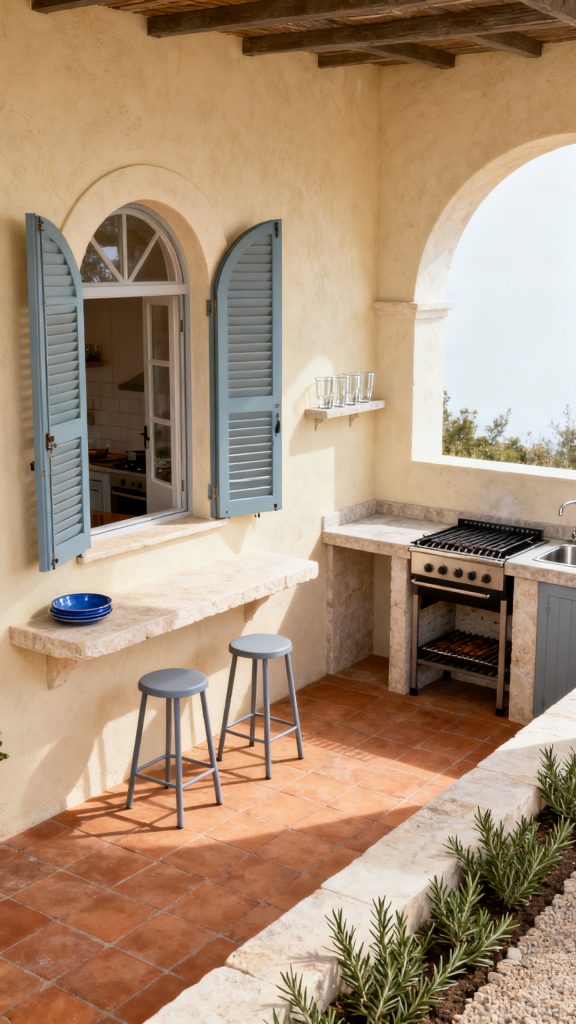 13 Mediterranean Outdoor Kitchen Ideas