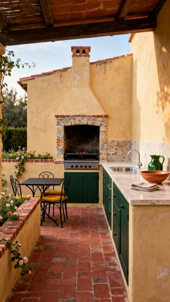 13 Mediterranean Outdoor Kitchen Ideas