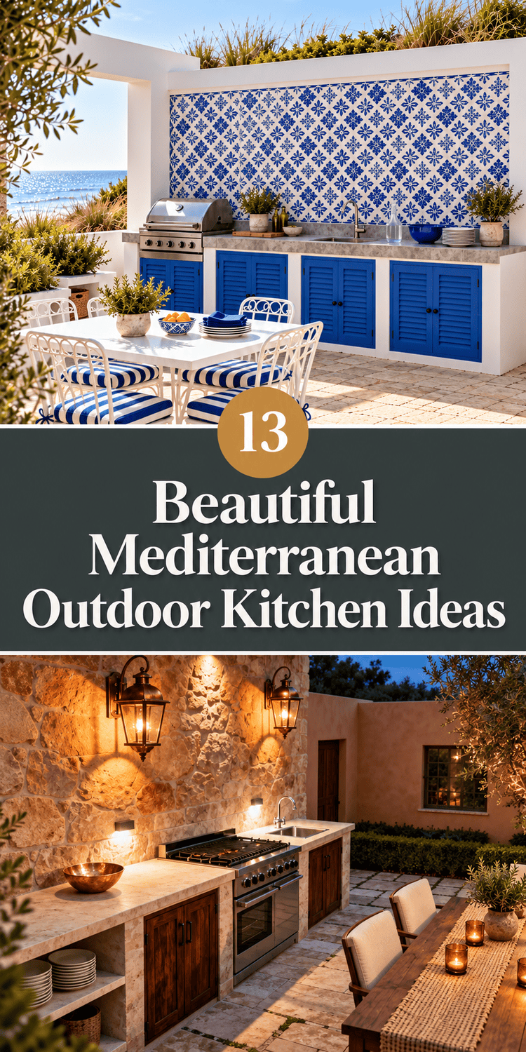Mediterranean Outdoor Kitchen Ideas