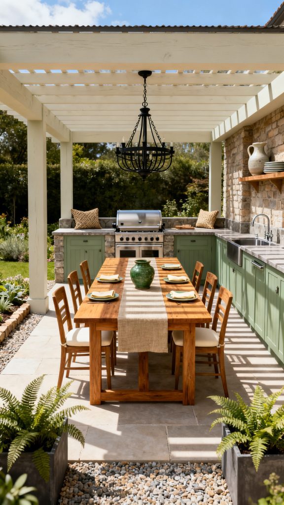13 Outdoor Kitchen and Dining Area Ideas
