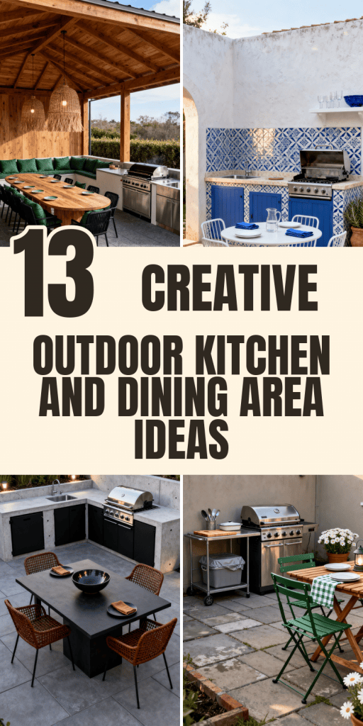 13 Creative Outdoor Kitchen and Dining Area Ideas for Sharing Food in the Fresh Air 🌿
