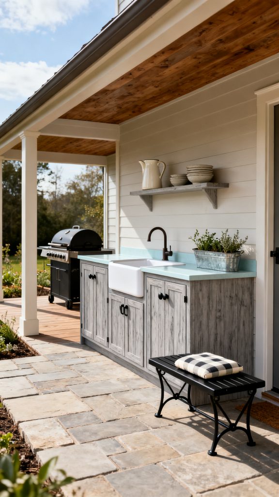 13 Outdoor Kitchen Cabinet Ideas