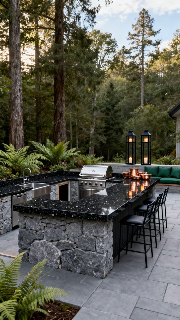 13 Outdoor Kitchen Countertop Ideas