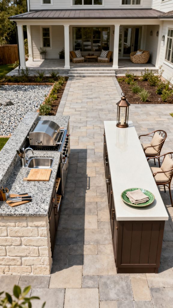 13 Outdoor Kitchen Countertop Ideas