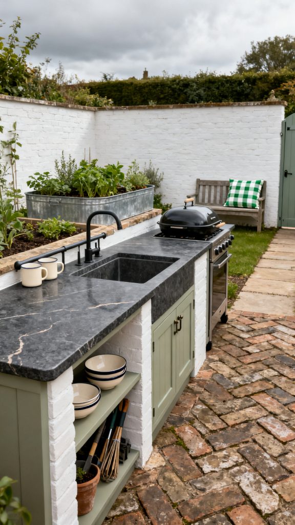 13 Outdoor Kitchen Countertop Ideas