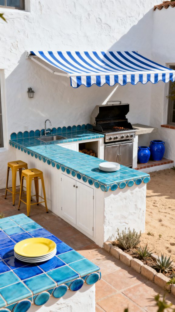 13 Outdoor Kitchen Countertop Ideas