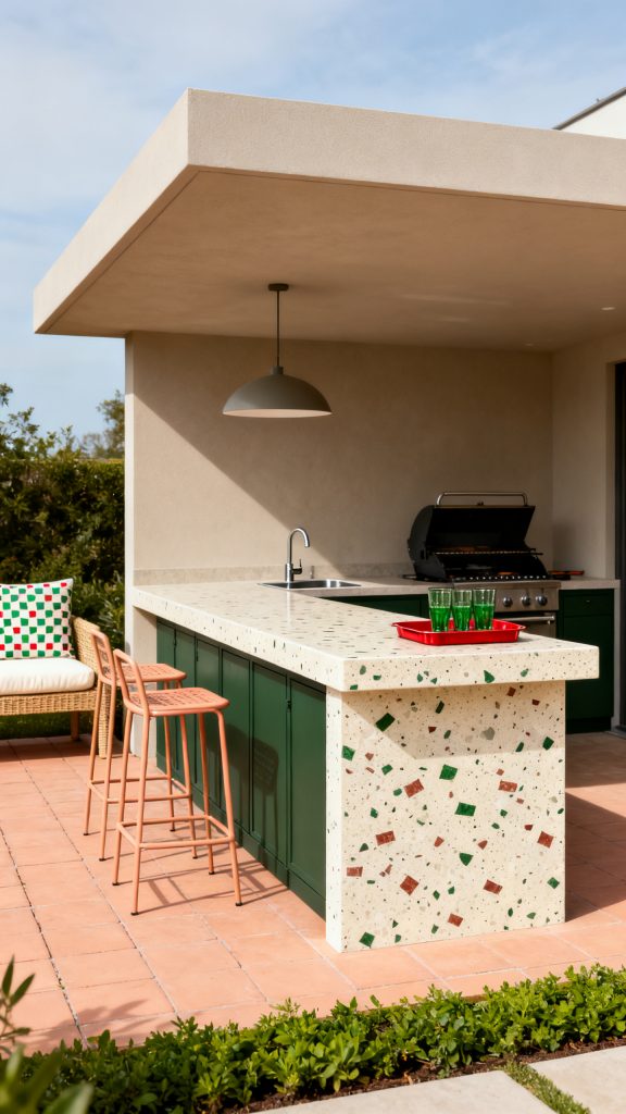 13 Outdoor Kitchen Countertop Ideas