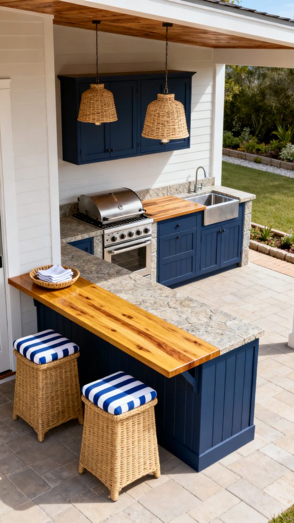 13 Outdoor Kitchen Countertop Ideas