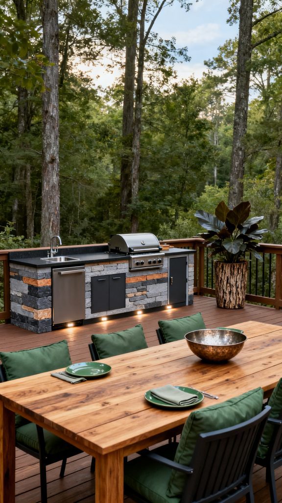 13 Outdoor Kitchen on Deck Ideas