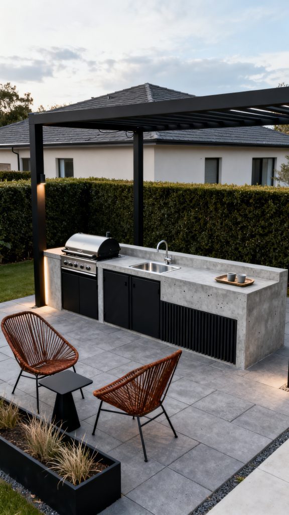 13 Outdoor Kitchen Pergola Ideas