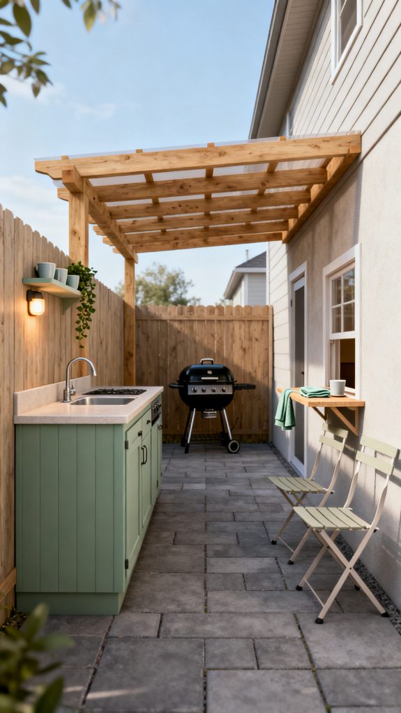 13 Outdoor Kitchen Pergola Ideas