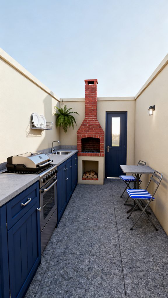13 Outdoor Kitchen With Fireplace Ideas