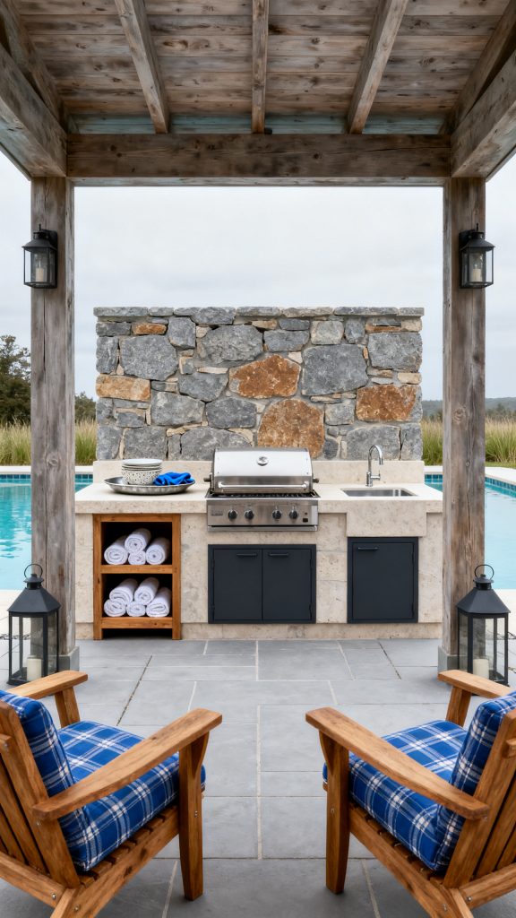 13 Pool House With Outdoor Kitchen Ideas