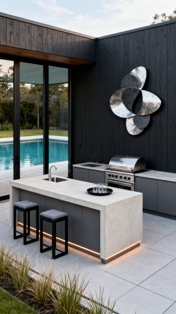 13 Pool House With Outdoor Kitchen Ideas
