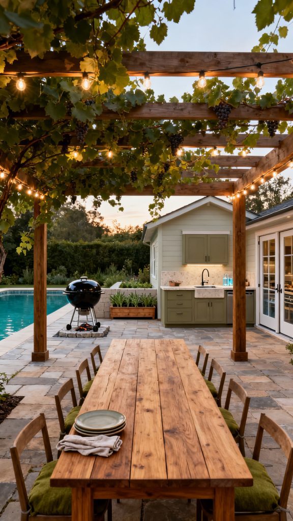 13 Pool House With Outdoor Kitchen Ideas