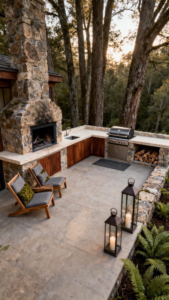 13 Rustic Outdoor Kitchen Ideas