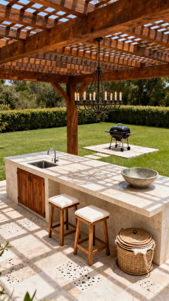 13 Rustic Outdoor Kitchen Ideas