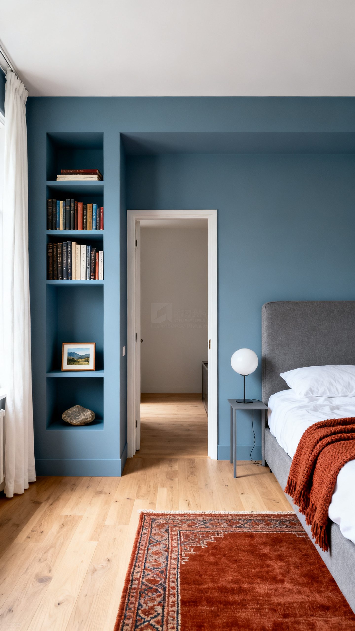 Small Bedroom Bookshelf Ideas: Fill an Existing Wall Recess With Books