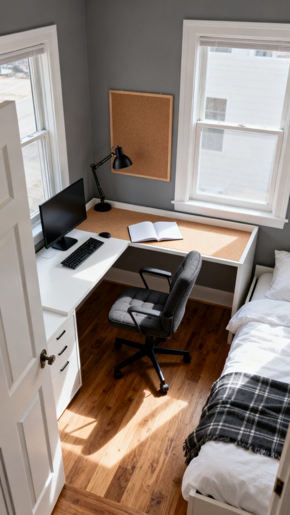 13 Small Bedroom Office Ideas