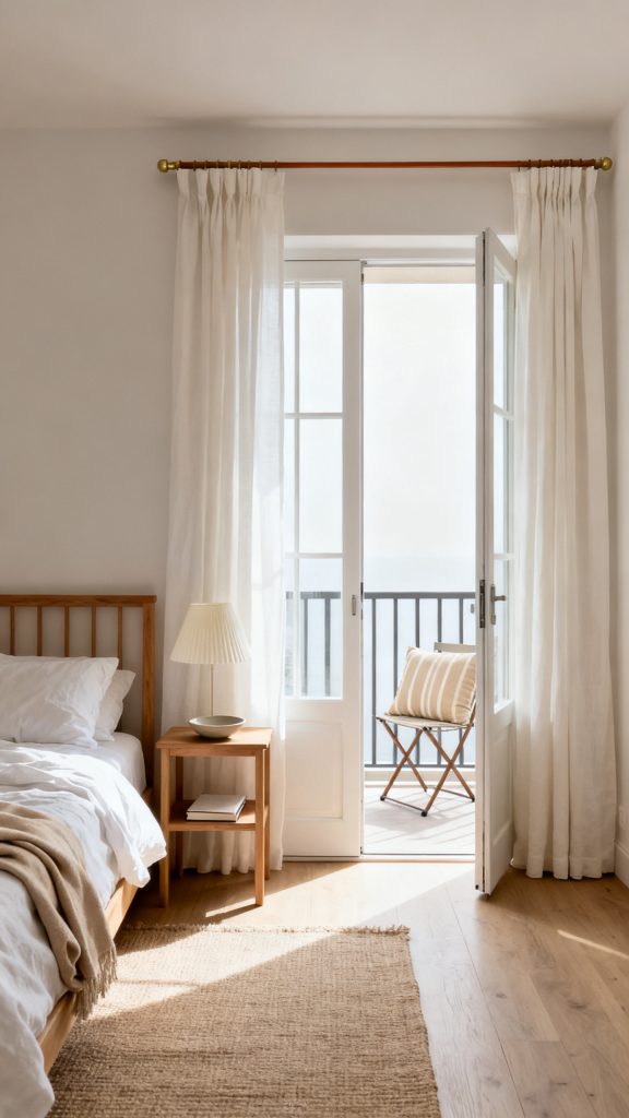 13 Airy Small Bedroom With Balcony Ideas