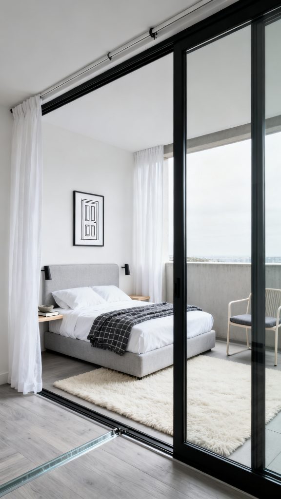 13 Airy Small Bedroom With Balcony Ideas
