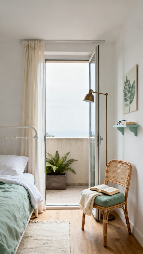 13 Airy Small Bedroom With Balcony Ideas