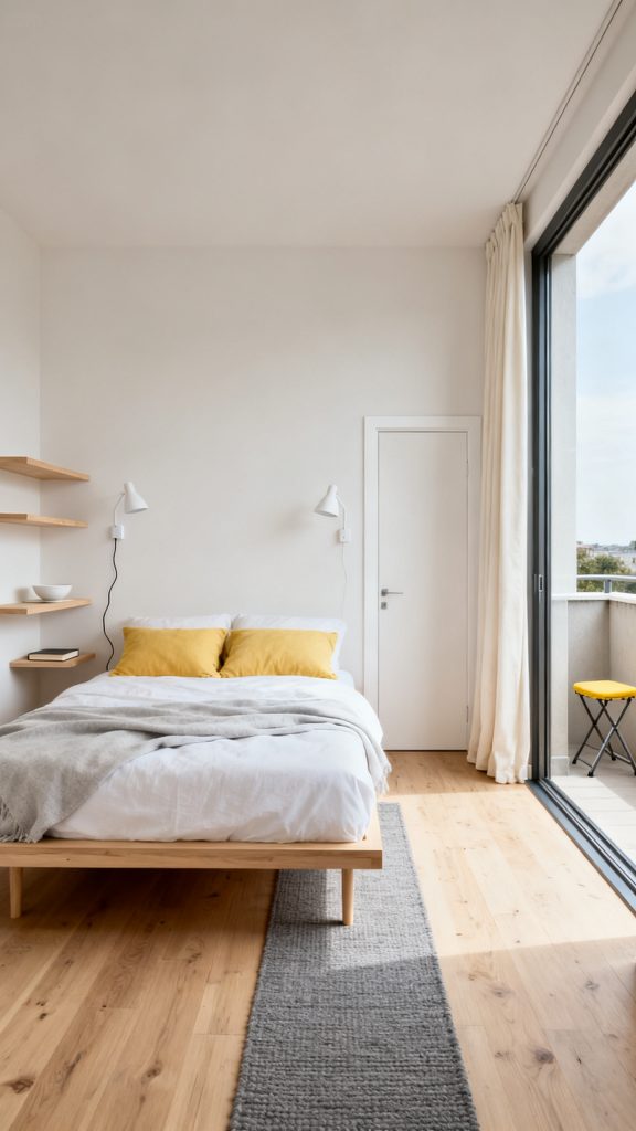 13 Airy Small Bedroom With Balcony Ideas