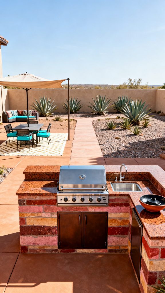 13 Stone Outdoor Kitchen Ideas