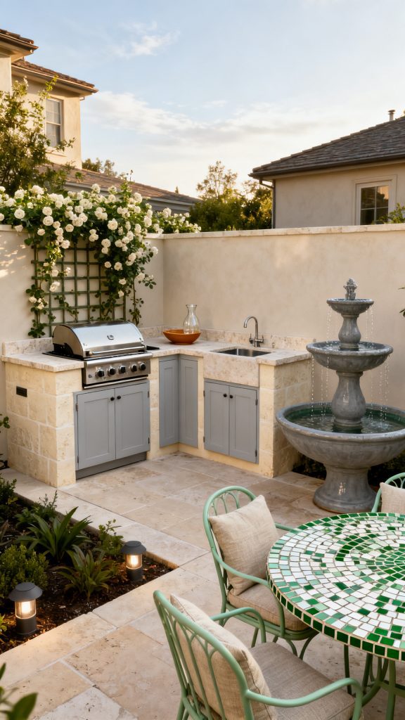 13 Stone Outdoor Kitchen Ideas