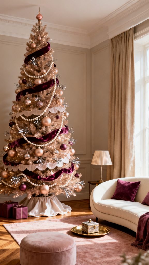 13 Sparkling Tinsel Christmas Tree Ideas