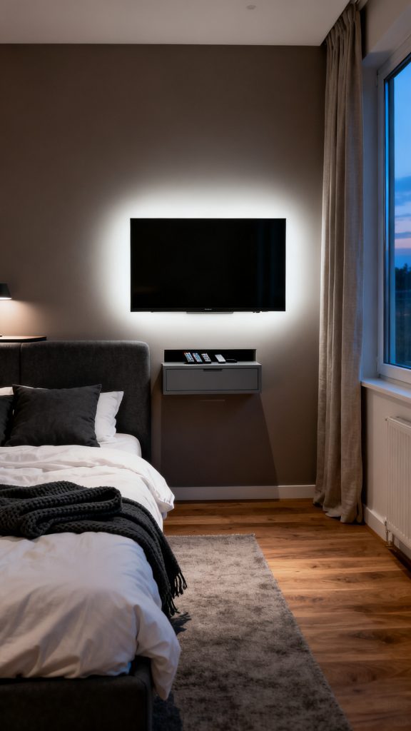 13 Clever TV Wall Ideas for Small Bedrooms
