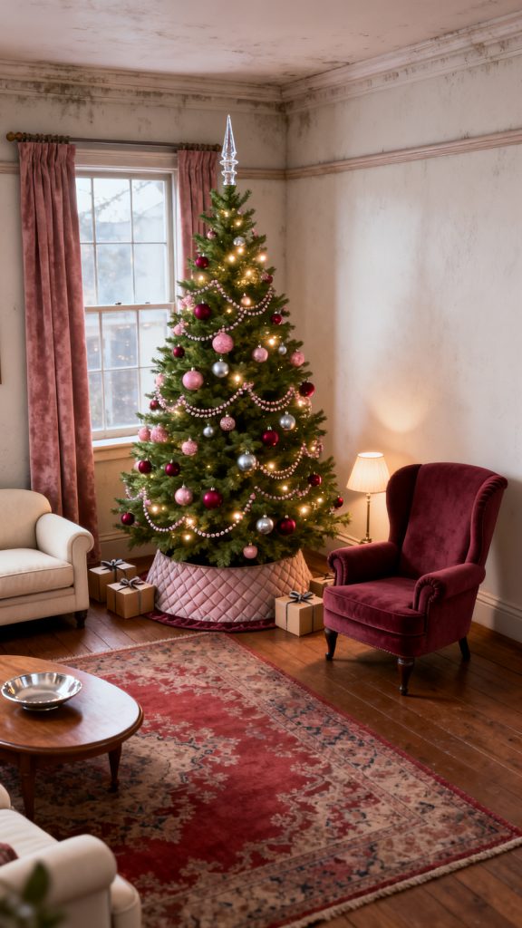 A Glass-Ornament Tree with Old-Fashioned Sparkle